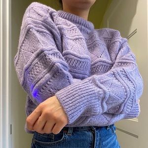 Glassy wear BRAND NEW PURPLE PULLOVER SWEATER